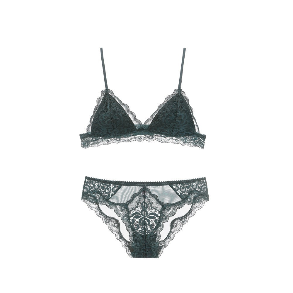 Triangle cup bra suit