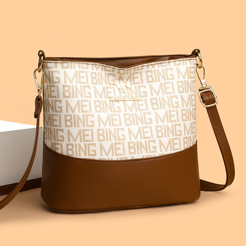 Retro Soft Leather Simple Versatile Messenger Bag