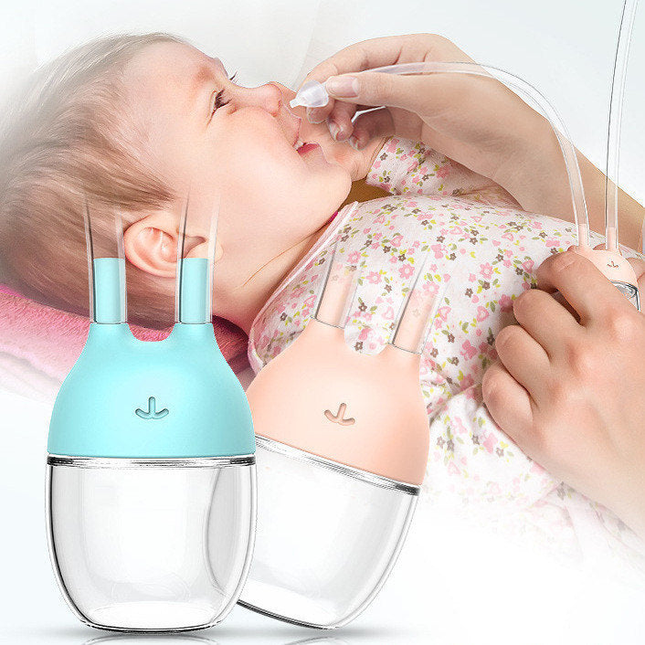 Convenient Baby Safe Nose Cleaner Vacuum Suction Nasal Mucus Runny Aspirator Inhale Baby Kids Healthy Care Stuff